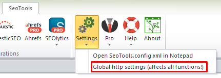 Global HTTP Settings location
