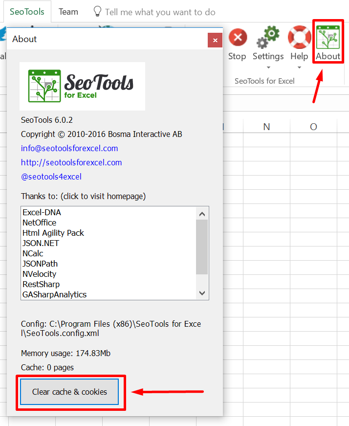 How to clear cache and cookies